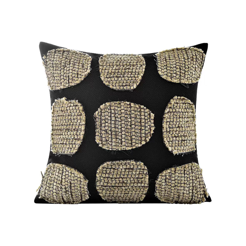 Sofa Pillows Simple Brown Khaki Cushion Case Luxury Linen Cotton Blend Decorative Pillow Cover For Sofa Chair Bedding Home Pillow Core Is Made Of Down-feather-like Fabric