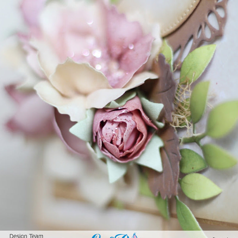 Two Flowers And Plants Metal Carbon Steel Knife Mold