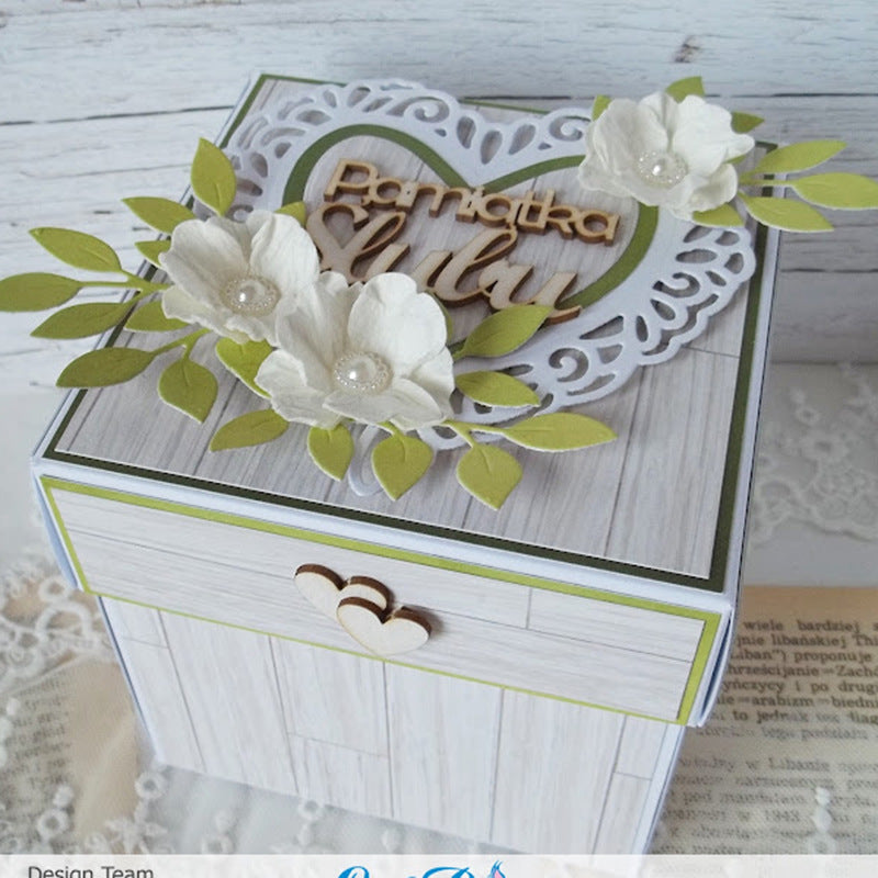 Two Flowers And Plants Metal Carbon Steel Knife Mold