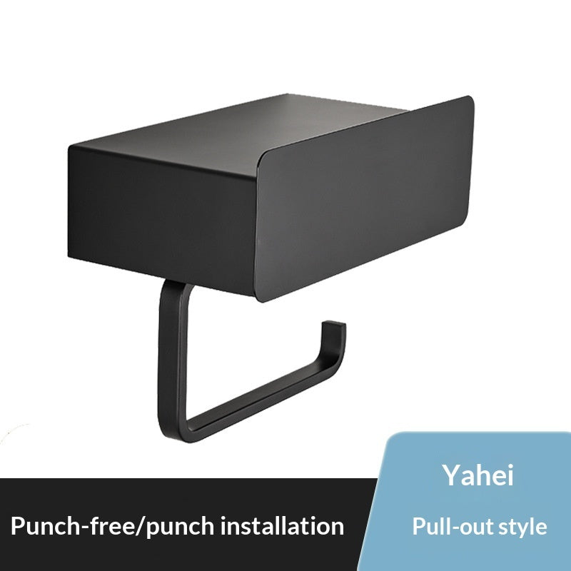 Black Bathroom Tissue Box Bathroom Wipes Shelf