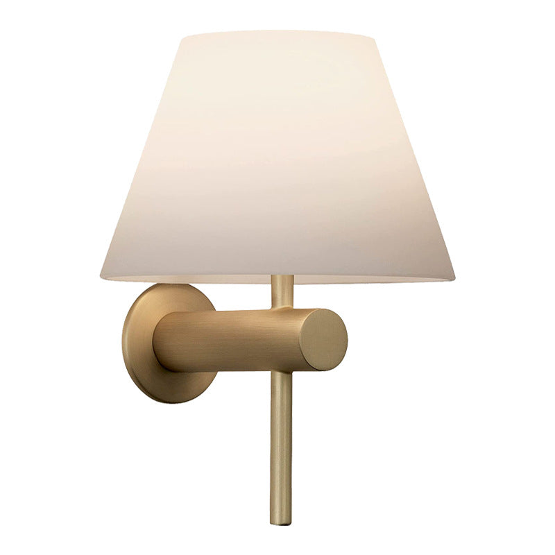 Modern Minimalist Fabric Shade Bedside Wall Lamp