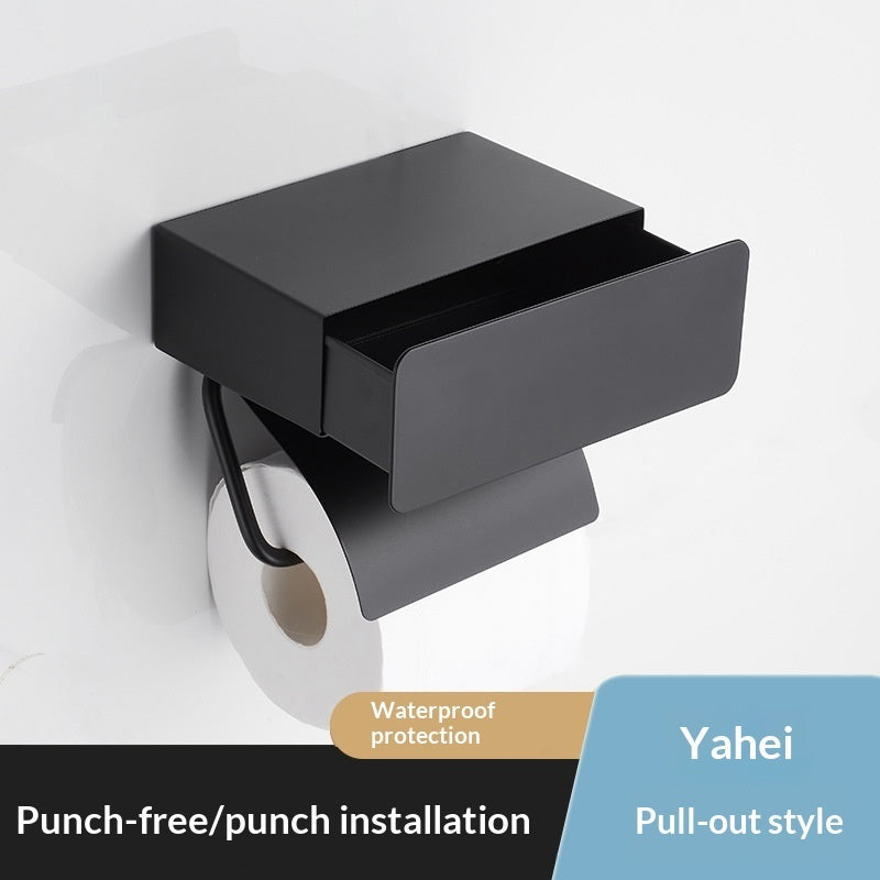 Black Bathroom Tissue Box Bathroom Wipes Shelf