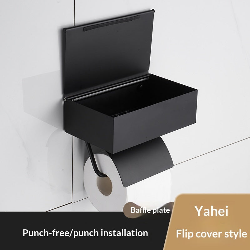 Black Bathroom Tissue Box Bathroom Wipes Shelf