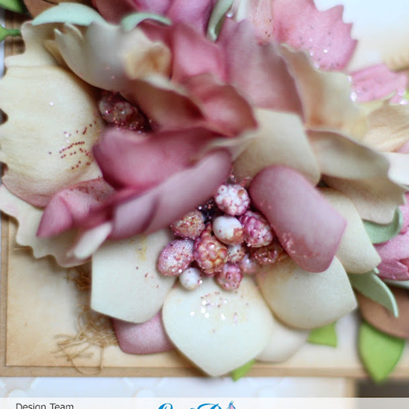 Two Flowers And Plants Metal Carbon Steel Knife Mold