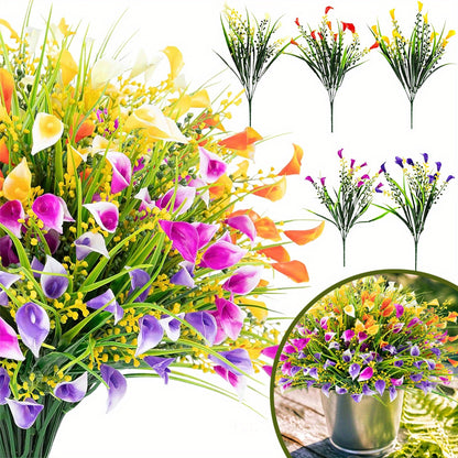 5 Artificial Calla Lilies