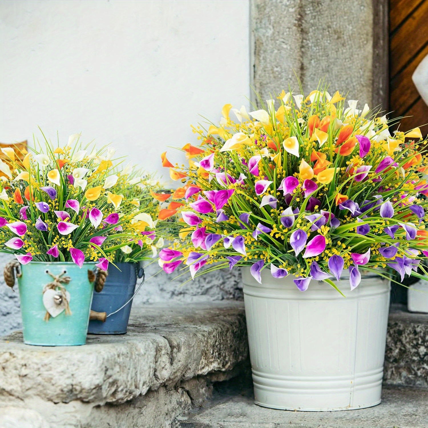 5 Artificial Calla Lilies