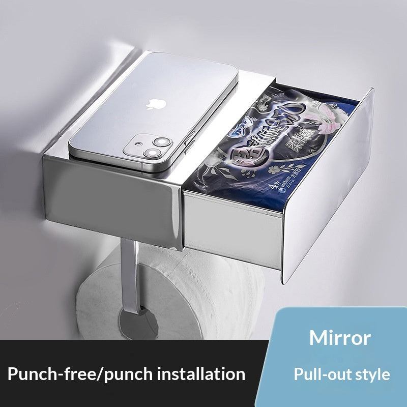 Black Bathroom Tissue Box Bathroom Wipes Shelf